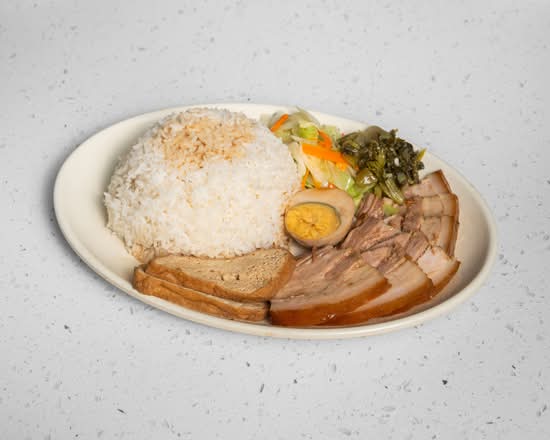 Braised Pork Belly Steamed Rice Combo五花肉饭